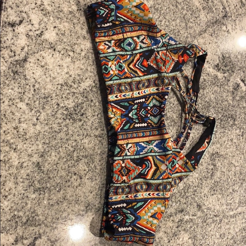 Mossimo multicolor sports bra